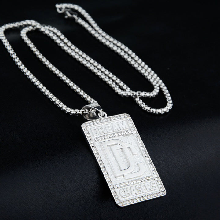 Fashion Letter Pattern Necklace Pendants Image 3