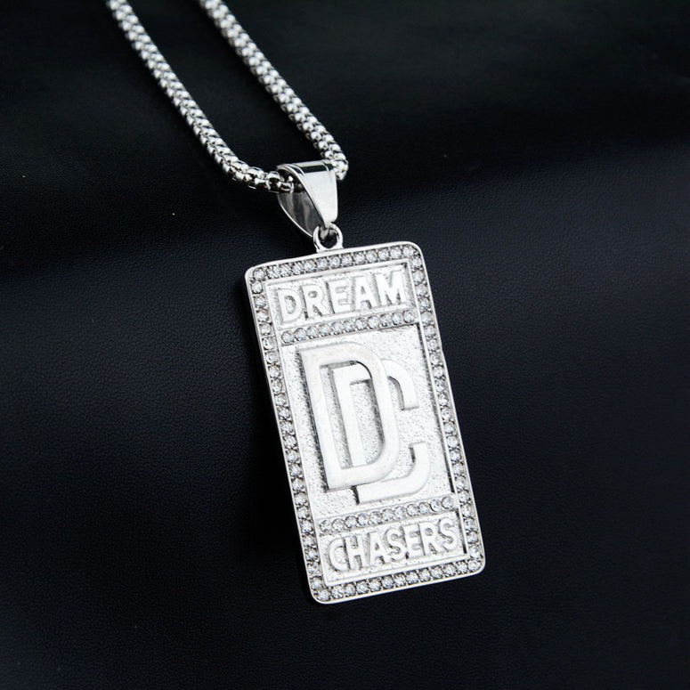 Fashion Letter Pattern Necklace Pendants Image 4