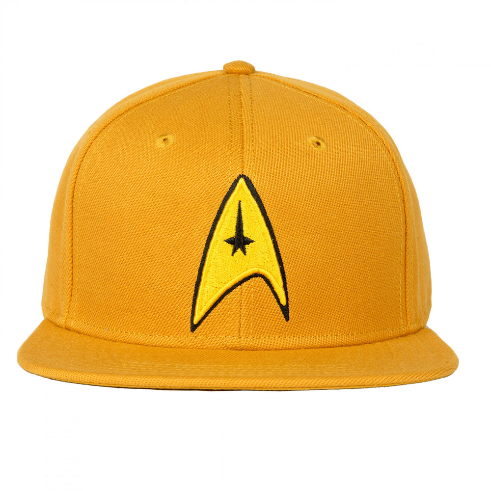 Star Trek Delta Insignia Flat Bill Snapback Hat Image 2