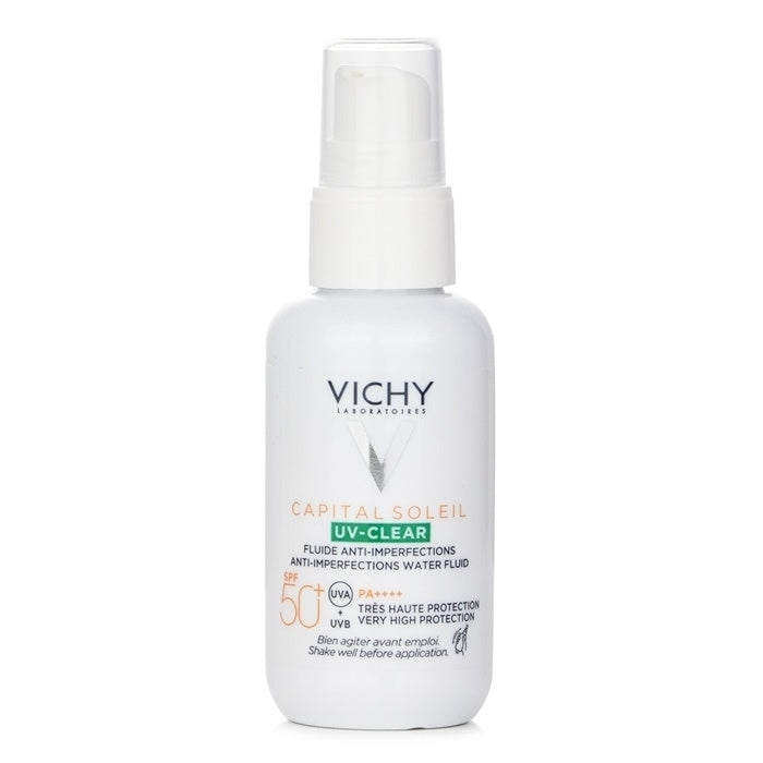 Vichy Capital Soleil UV Clear Anti Imperfections Water Fluid SPF 50 (For All Skin Types) 40ml Image 1