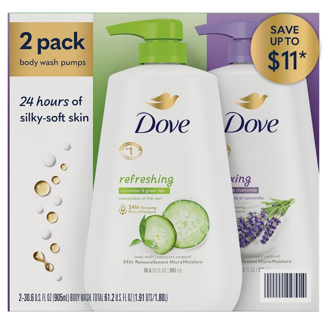 Dove Refresh and Relax Body Wash30.6 Fluid Ounce (Pack of 2) Image 1