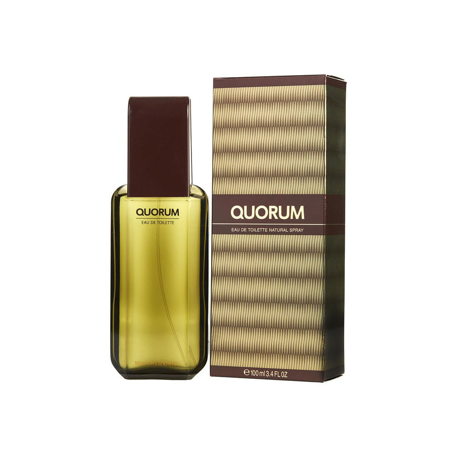 Quorum by Puig EDT Spray 3.4 oz Mens Fragrance Bergamot Patchouli Leather Image 1