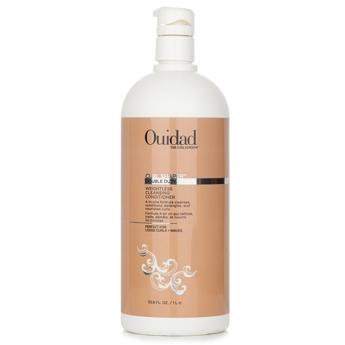 Ouidad Curl Shaper Double Duty Weightless Cleansing Conditioner (For Loose Curls + Waves) 1000ml/33.8oz Image 1