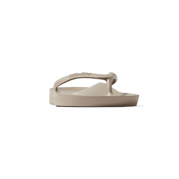 Archies Unisex Arch Support Flip Flops Taupe - TAP-HAS TAUPE Image 4