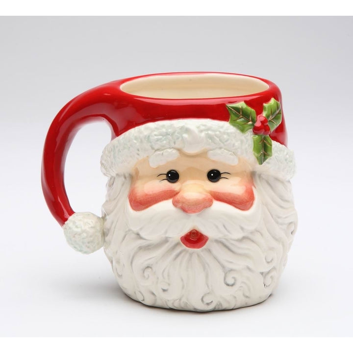 Ceramic  Santa Claus Mug (Set of 4)Holiday Coffee Mug, Image 3