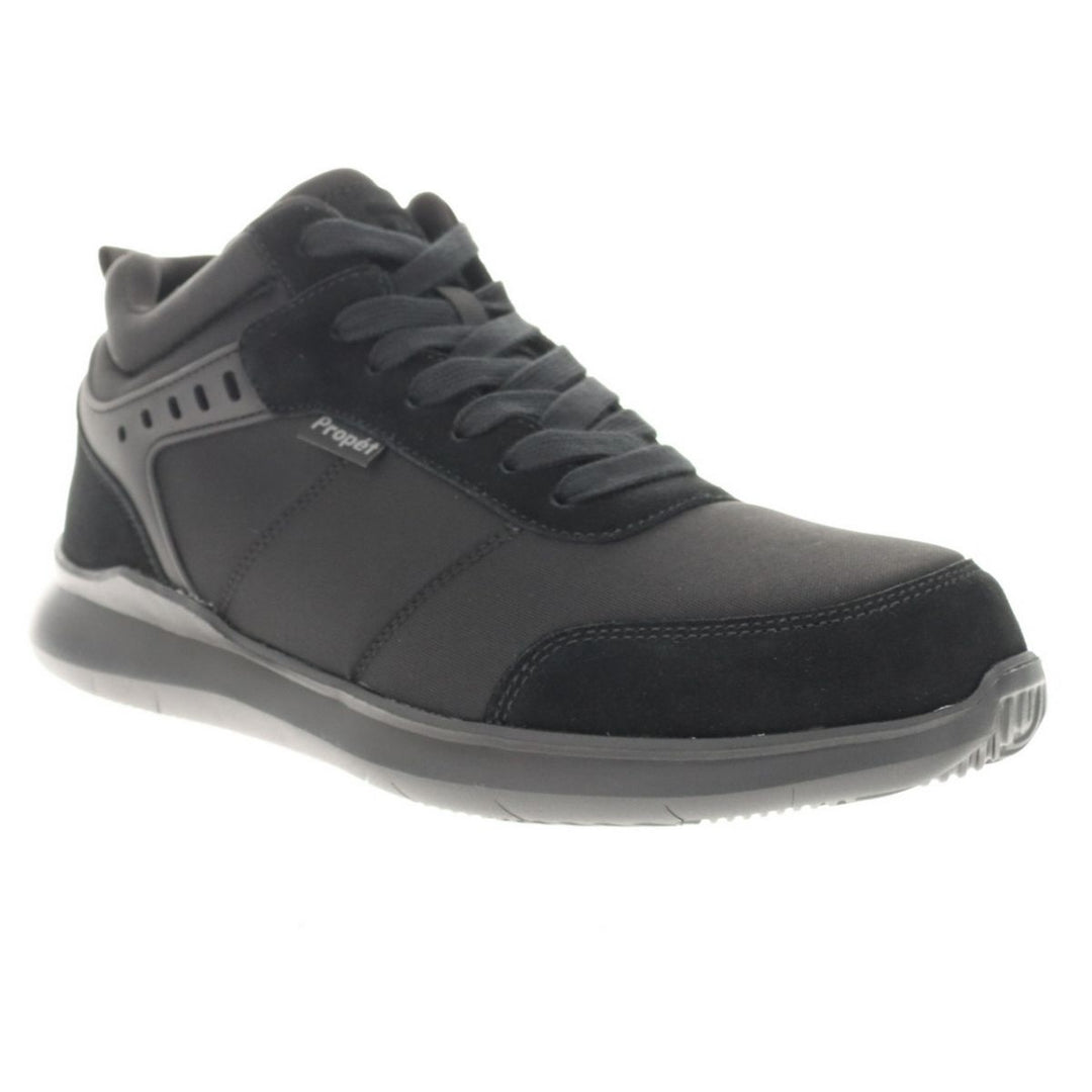 Propet Men's Viator Hi Sneaker All Black - MAA112MABL  ALL BLACK Image 1