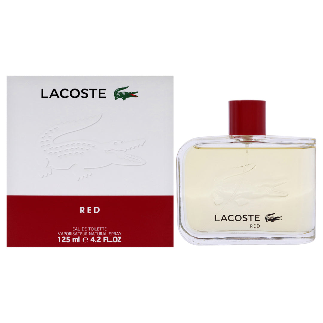 Lacoste Red Style In Play by Lacoste for Men - 4.2 oz EDT Spray Image 1