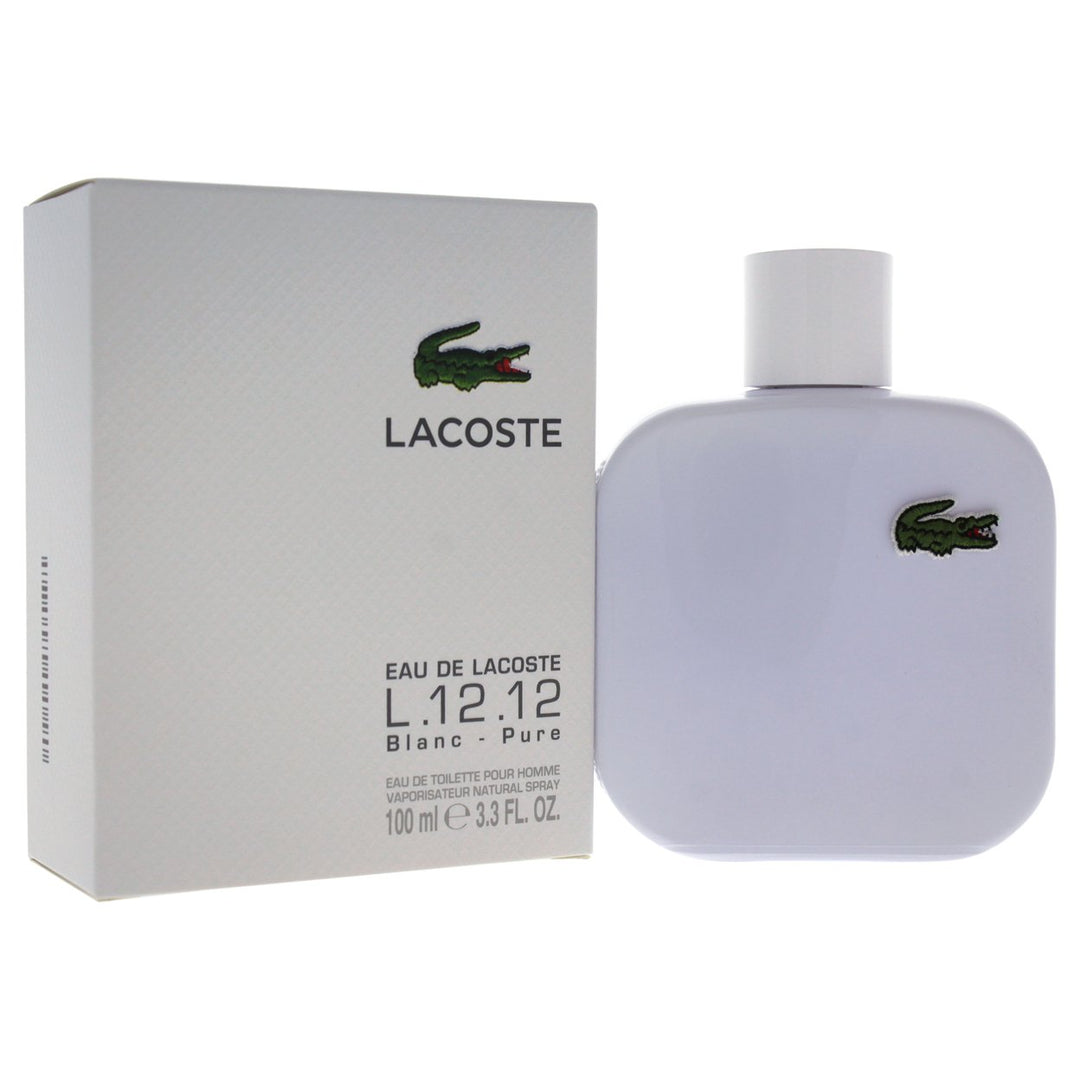 Lacoste Eau De Lacoste L.12.12 Blanc by Lacoste for Men - 3.3 oz EDT Spray Image 1