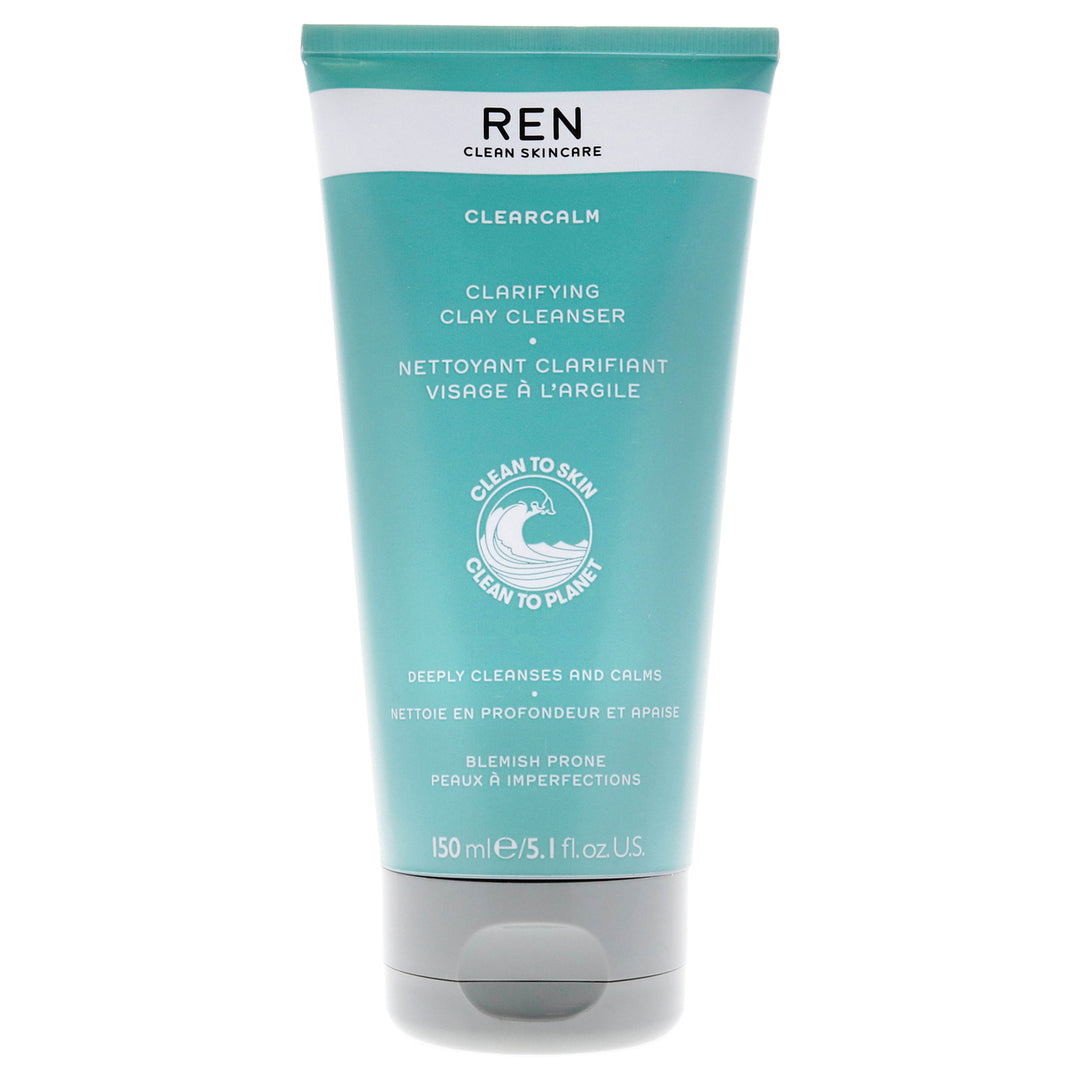 Clearcalm 3 Clarifying Clay Cleanser by REN for Unisex - 5.1 oz Cleanser Image 1