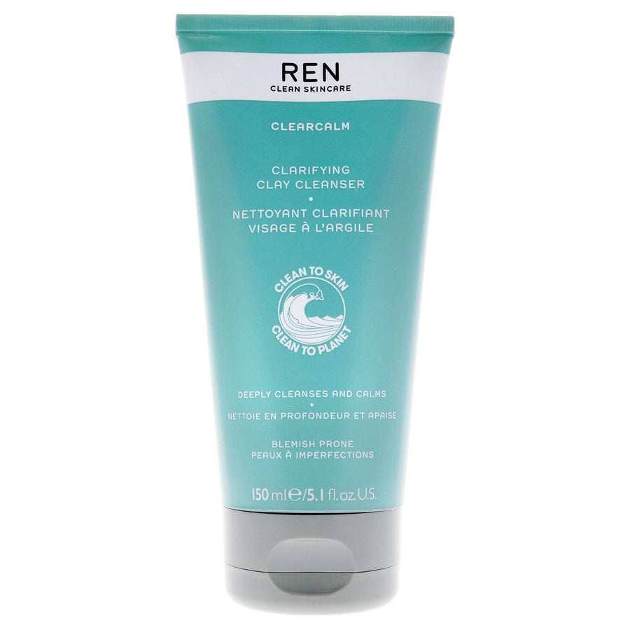 Clearcalm 3 Clarifying Clay Cleanser by REN for Unisex - 5.1 oz Cleanser Image 1