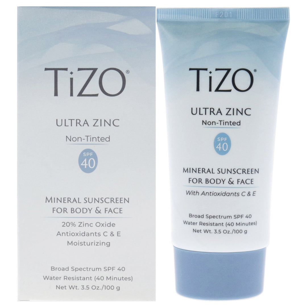 Ultra Zinc SPF 40 by Tizo for Unisex - 3.5 oz Sunscreen Image 1