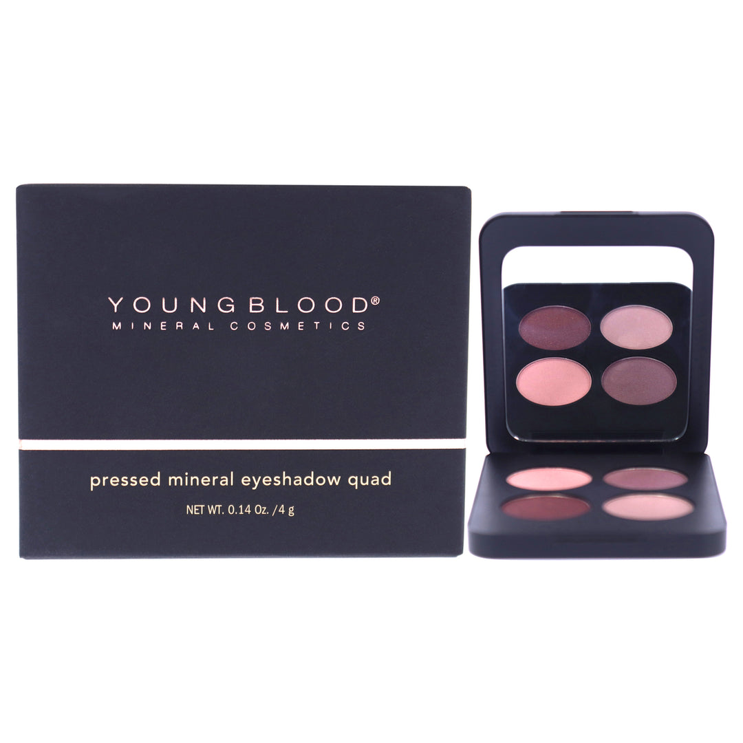 Pressed Mineral Eyeshadow Quad - Vintage by Youngblood for Women - 0.14 oz Eyeshadow Image 1