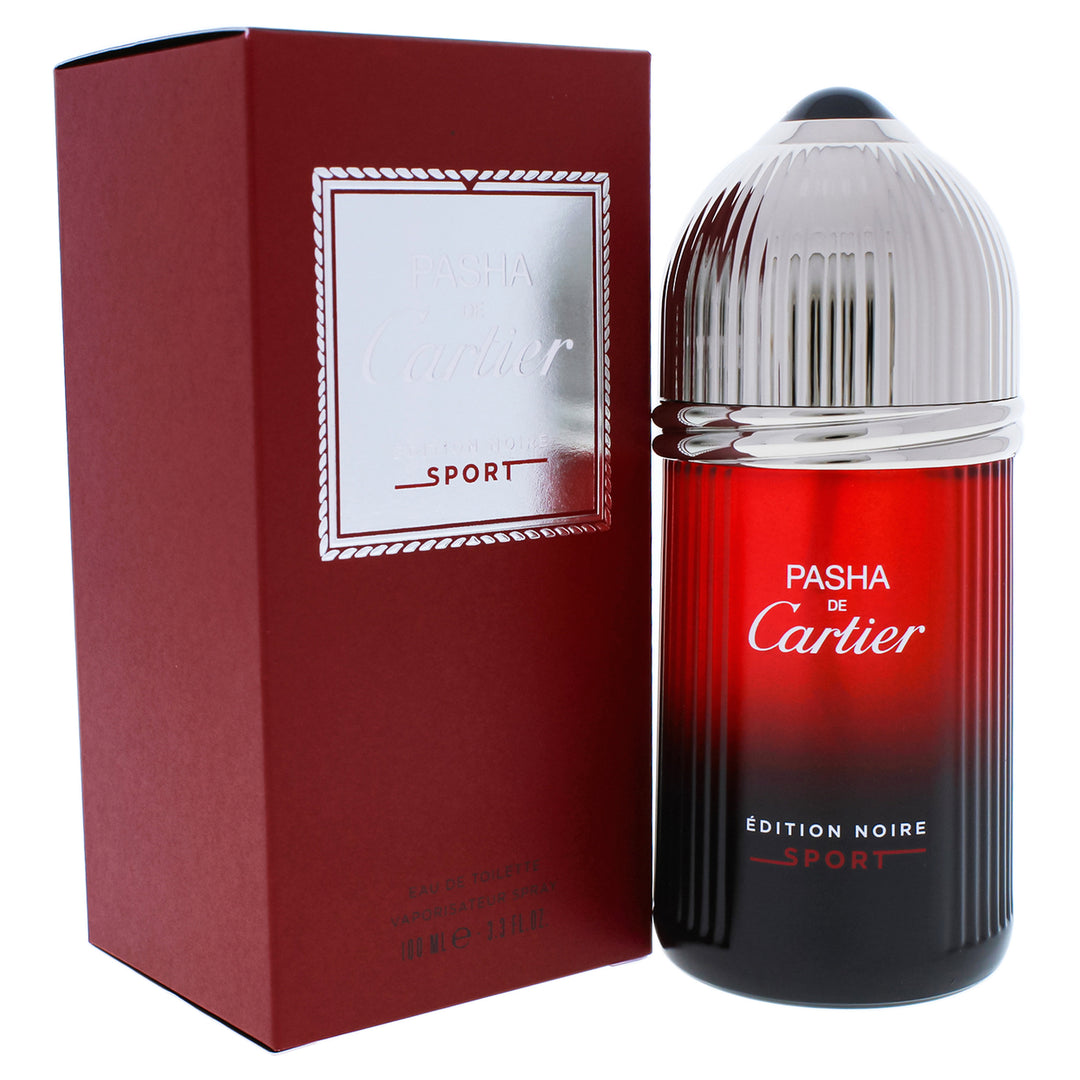 Pasha De Cartier Edition Noire Sport by Cartier for Men - 3.3 oz EDT Spray Image 1