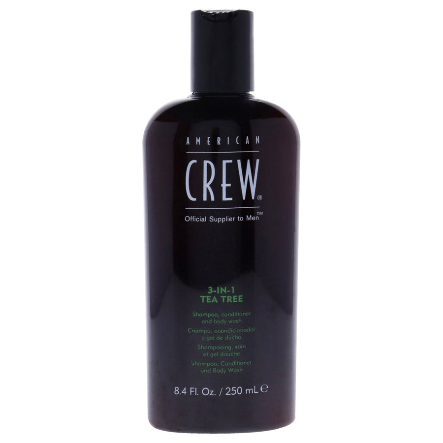 3-In-1 Tea Tree Shampoo and Conditioner and Body Wash by American Crew for Men - 8.4 oz Shampoo and Conditioner and Body Image 1