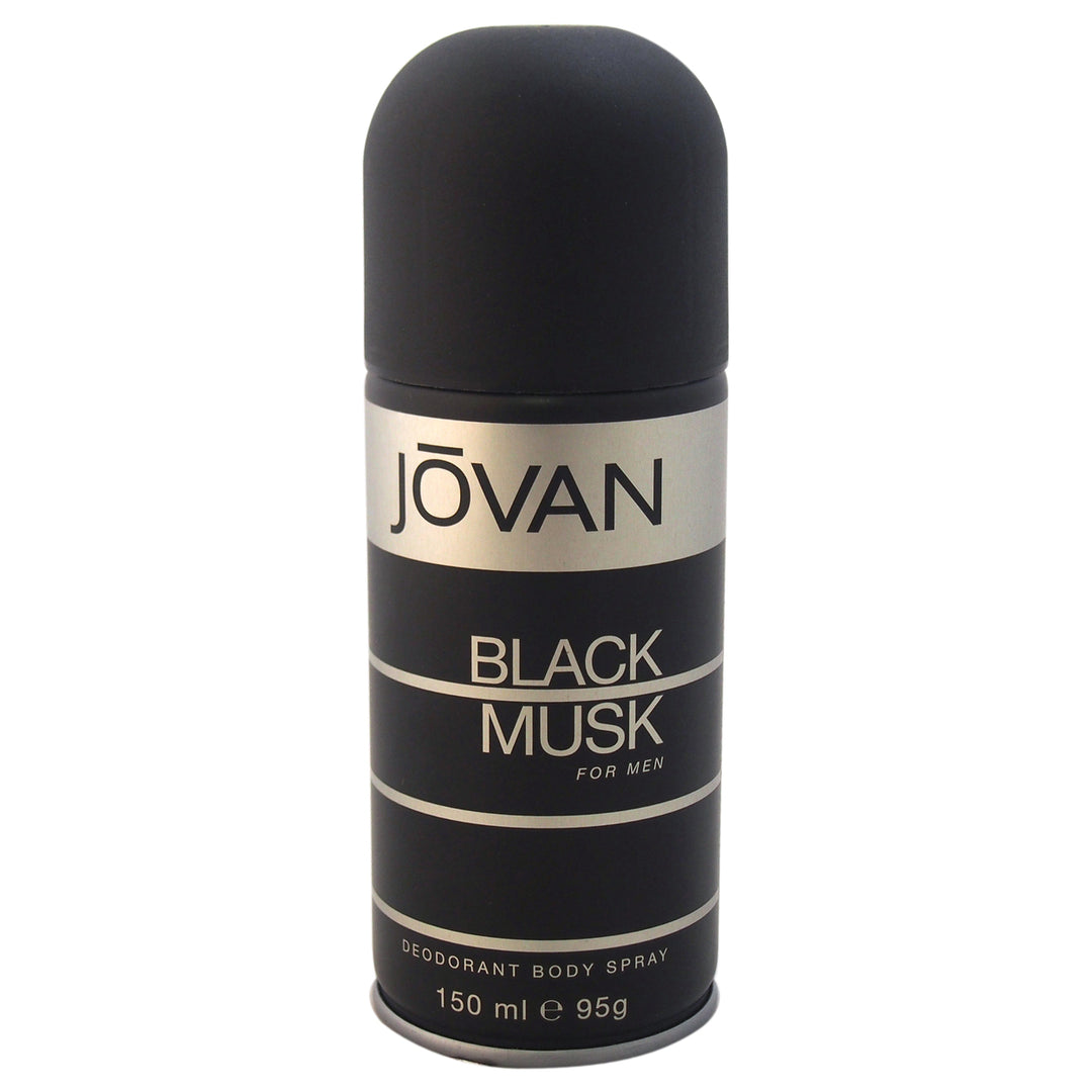 Jovan Black Musk by Jovan for Men - 5 oz Deodorant Body Spray Image 1