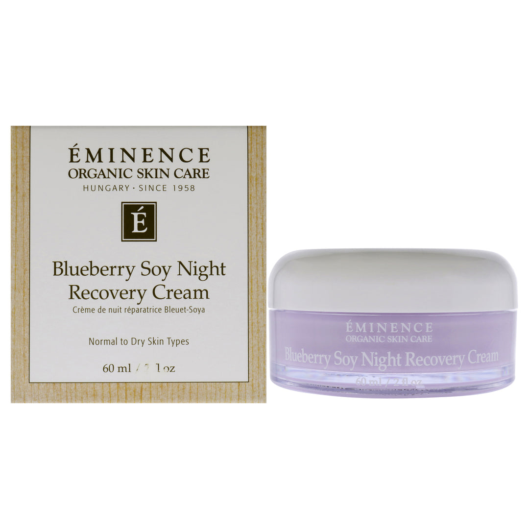 Blueberry Soy Night Recovery Cream by Eminence for Unisex - 2 oz Cream Image 1