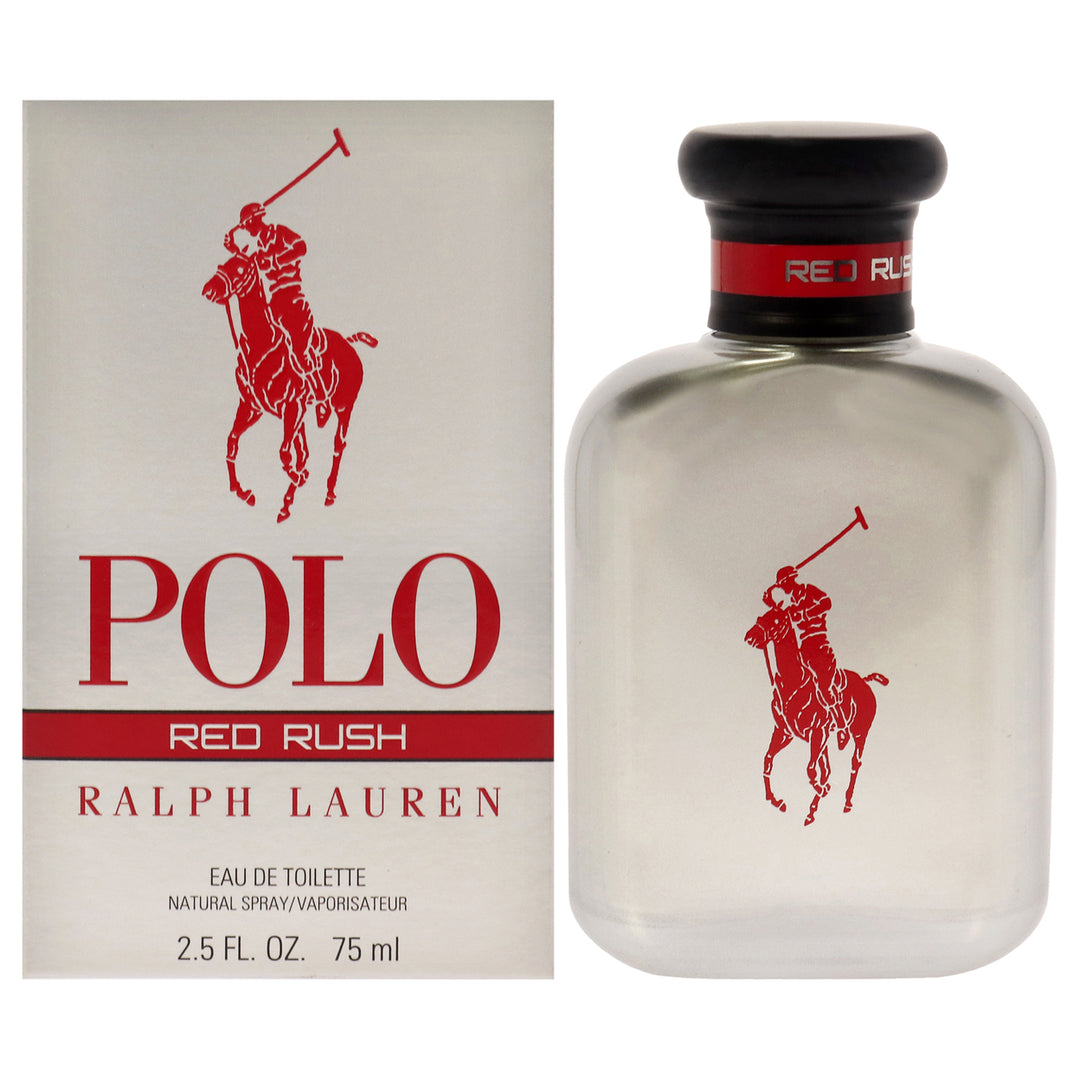 Polo Red Rush by Ralph Lauren for Men - 2.5 oz EDT Spray Image 1