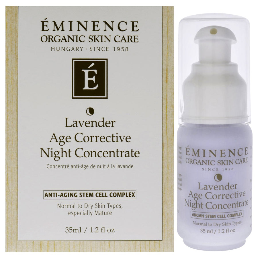 Lavender Age Corrective Night Concentrate by Eminence for Unisex - 1.2 oz Serum Image 1