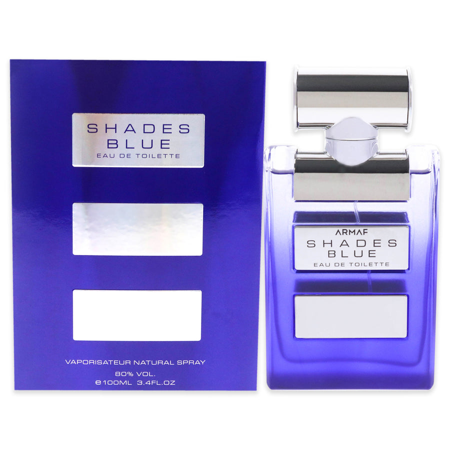 Shades Blue by Armaf for Men - 3.4 oz EDT Spray Image 1