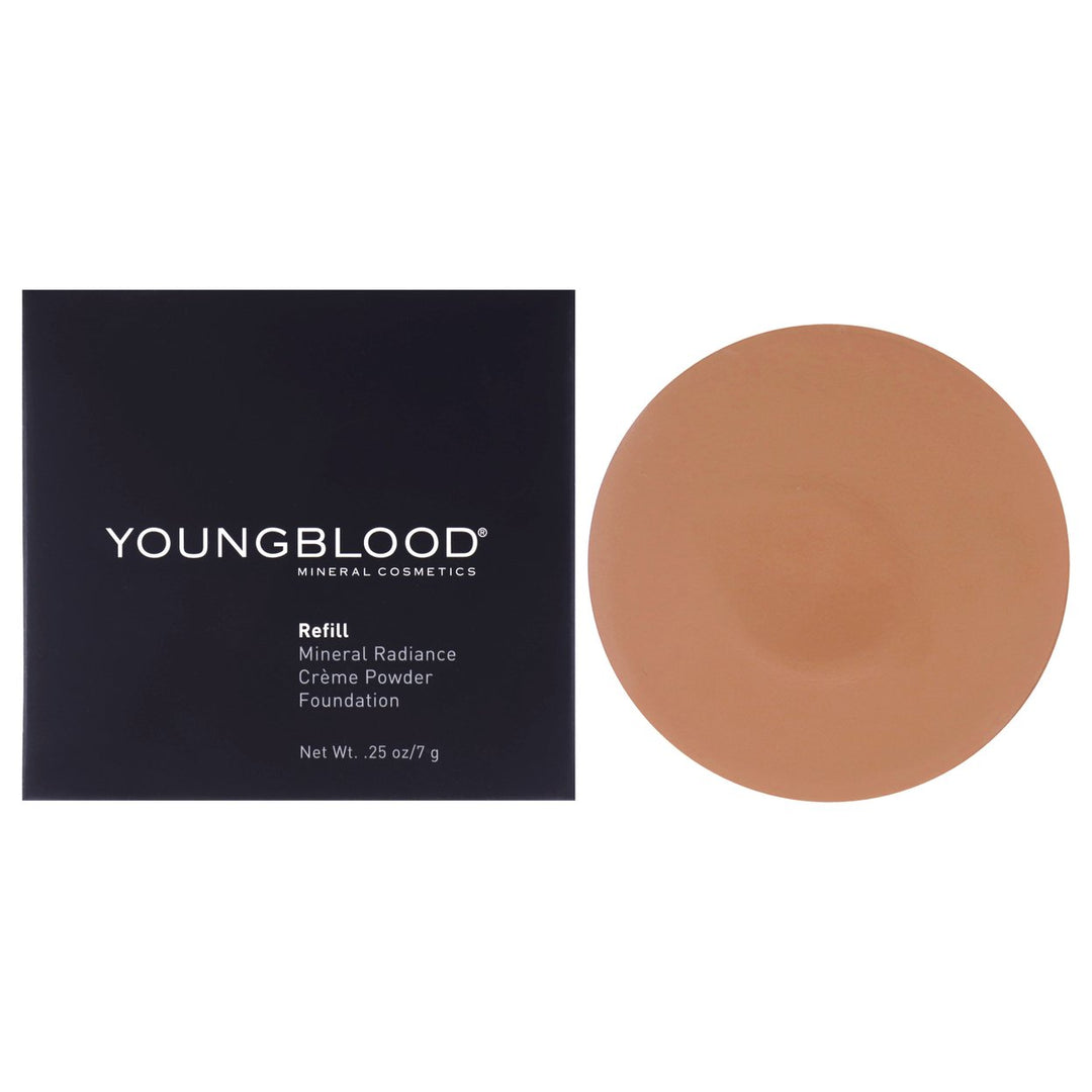 Mineral Radiance Creme Powder Foundation - Toffee by Youngblood for Women - 0.25 oz Foundation(Refill) Image 1