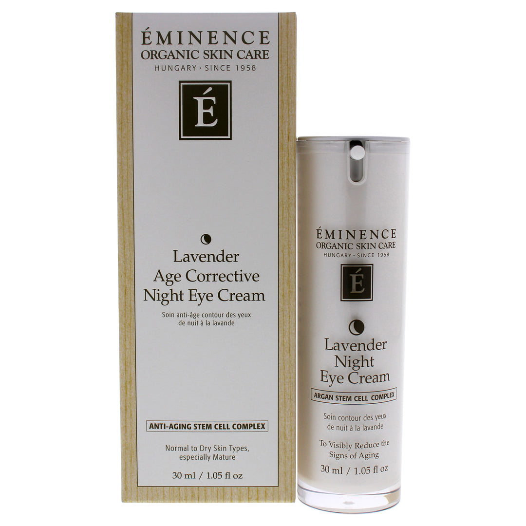 Lavender Age Corrective Night Eye Cream by Eminence for Unisex - 1.05 oz Cream Image 1