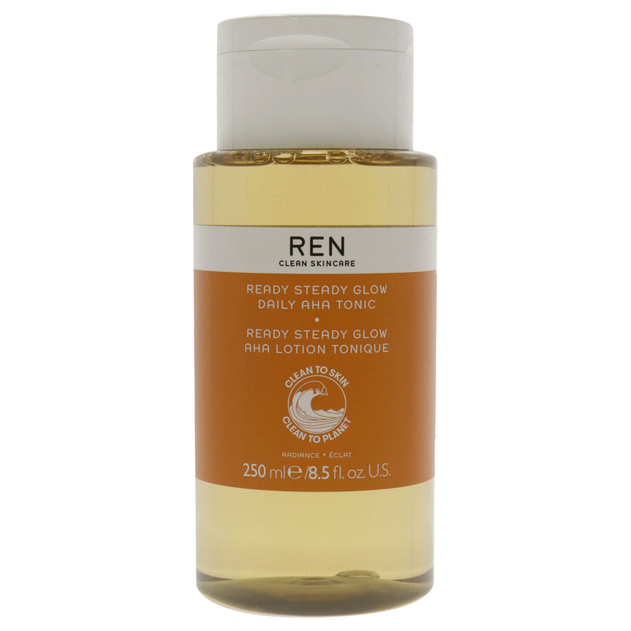 Ready Steady Glow Daily AHA Tonic by REN for Women - 8.45 oz Toner Image 1