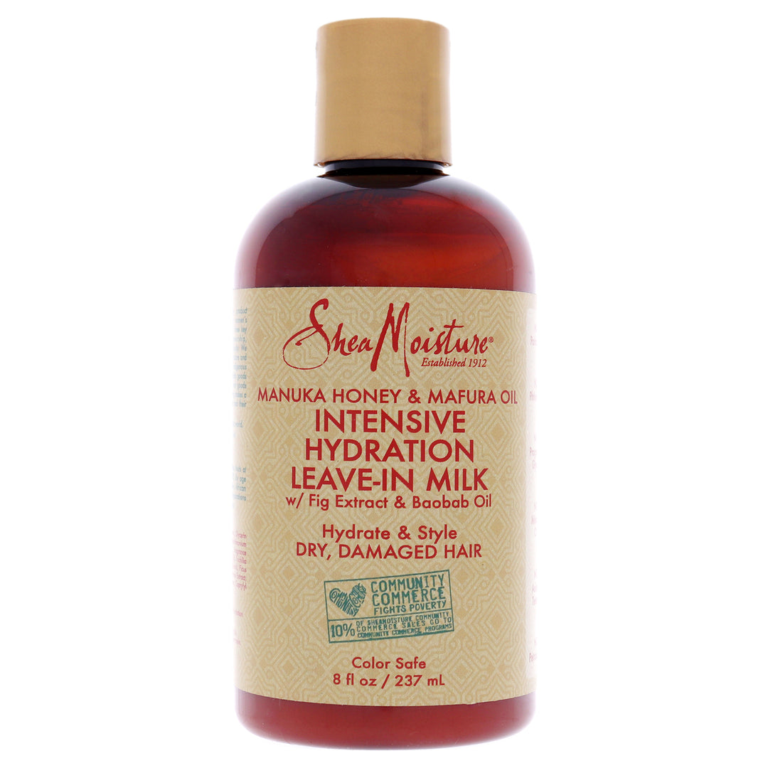 Shea Moisture Manuka Honey and Mafura Oil Intensive Hydration Leave-In Milk Cream 8 oz Image 1