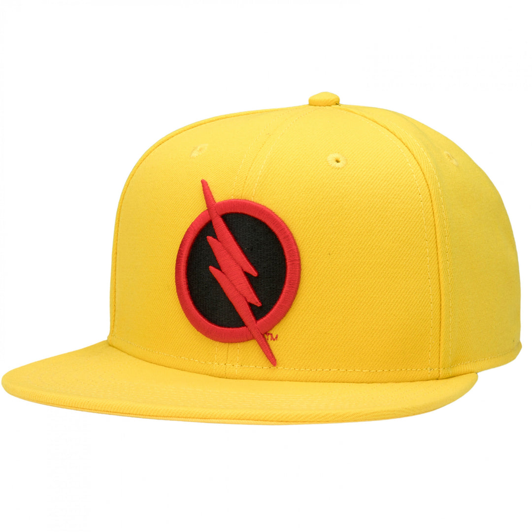 Reverse Flash Logo Flat Bill Snapback Hat Image 1