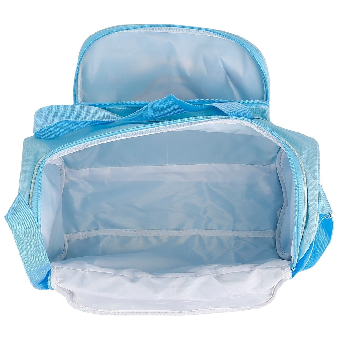 4Pcs Diaper Bag Tote Set Baby Napping Changing Bag Shoulder Mummy Bag with Diaper Changing Pad Image 4