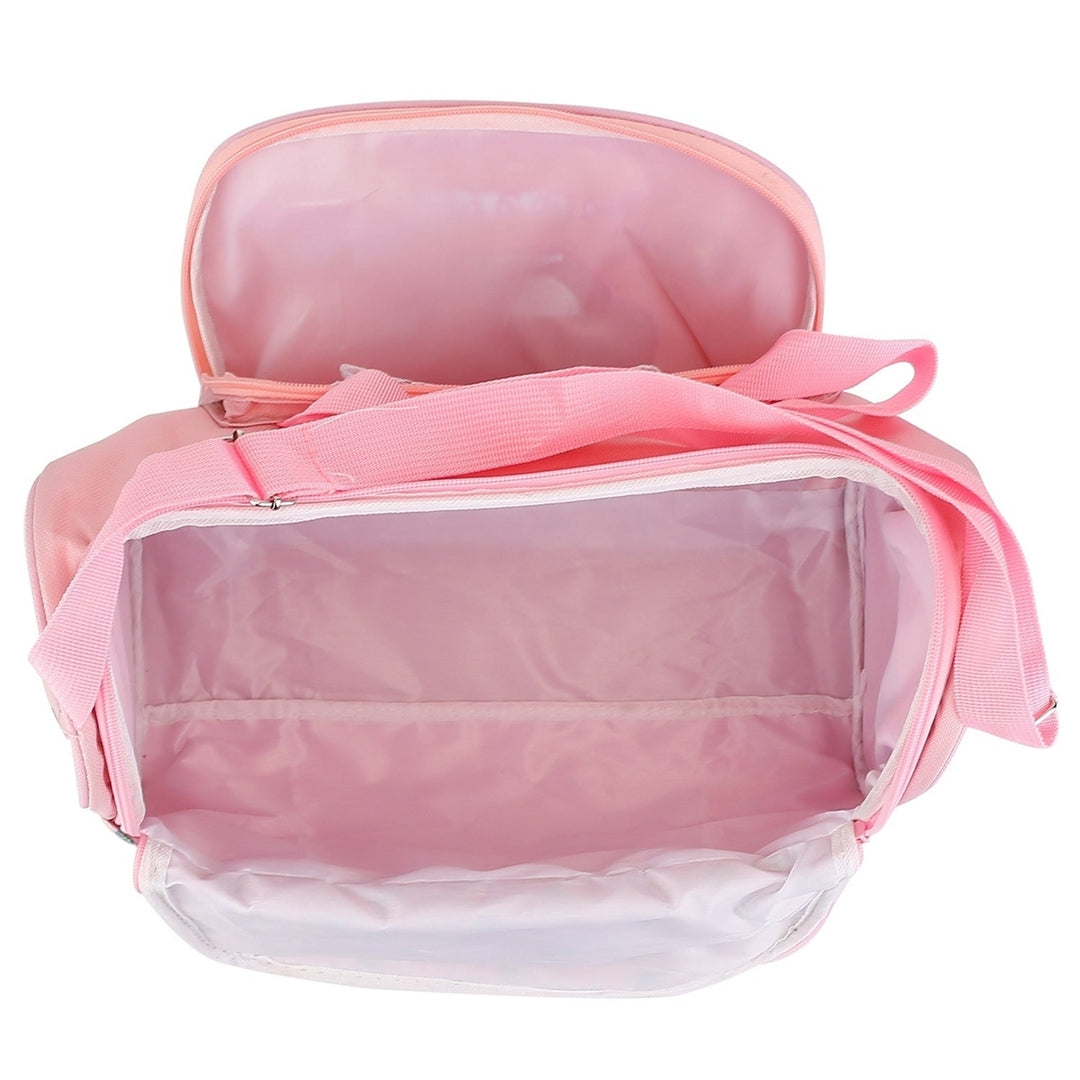 4Pcs Diaper Bag Tote Set Baby Napping Changing Bag Shoulder Mummy Bag with Diaper Changing Pad Image 12