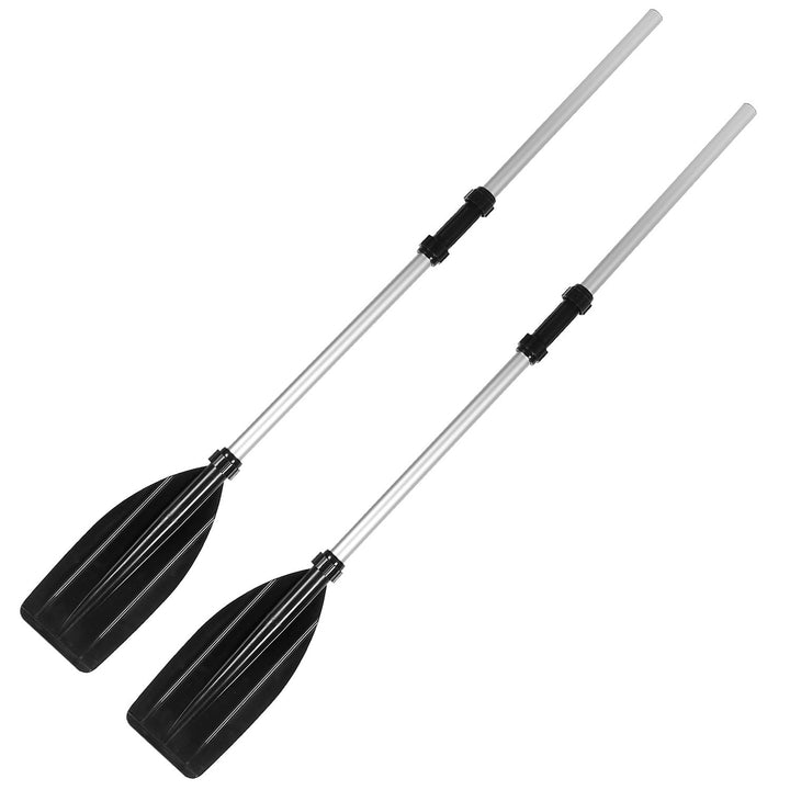 2Pcs Kayak Paddles Aluminum Alloy Detachable Canoe Paddle Boat Oars for Kayaking Boating Oar Fishing Image 11