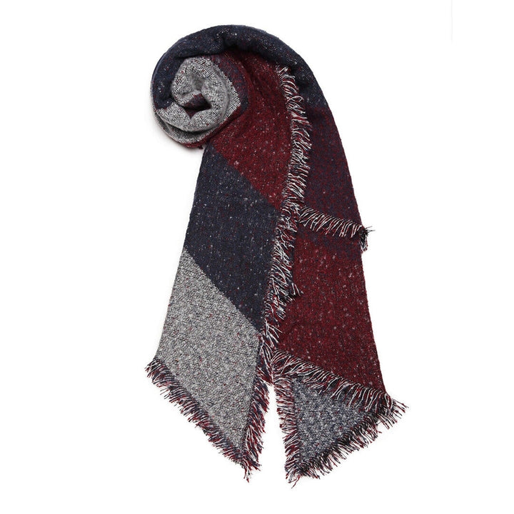 Women Winter Warm Scarf Long Soft Knitted Shawl Image 9