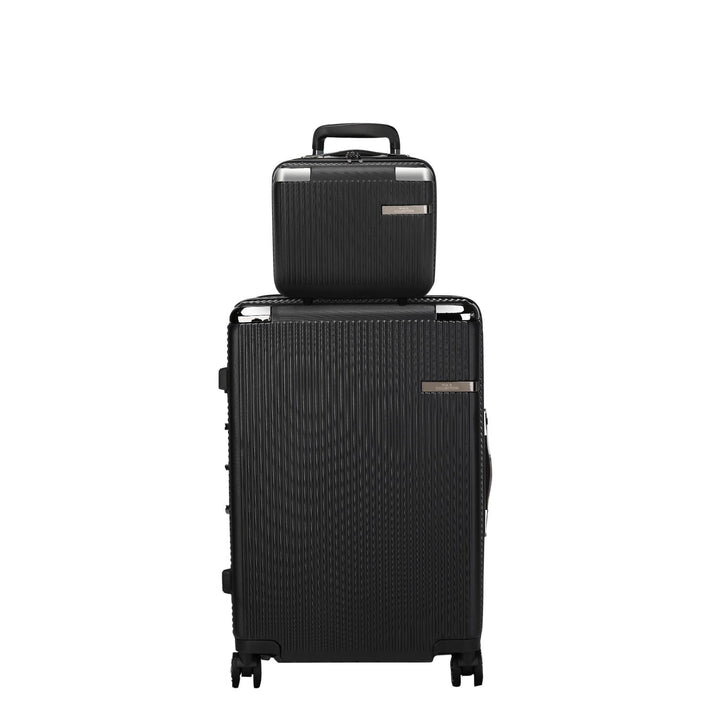 MKF Collection Tulum 2 Piece Multi-Compartment Luggage Set with Spinner Wheels and Expandable Handles by Mia K. Image 3