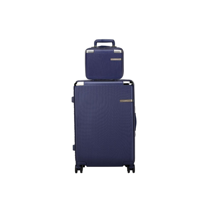 MKF Collection Tulum 2 Piece Multi-Compartment Luggage Set with Spinner Wheels and Expandable Handles by Mia K. Image 4