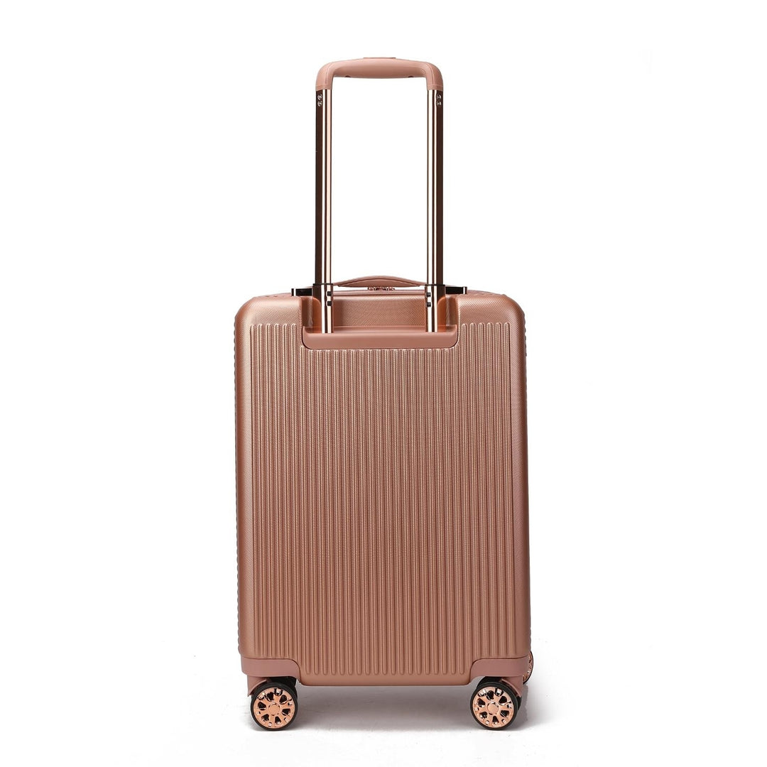 MKF Collection Tulum 2 Piece Multi-Compartment Luggage Set with Spinner Wheels and Expandable Handles by Mia K. Image 8