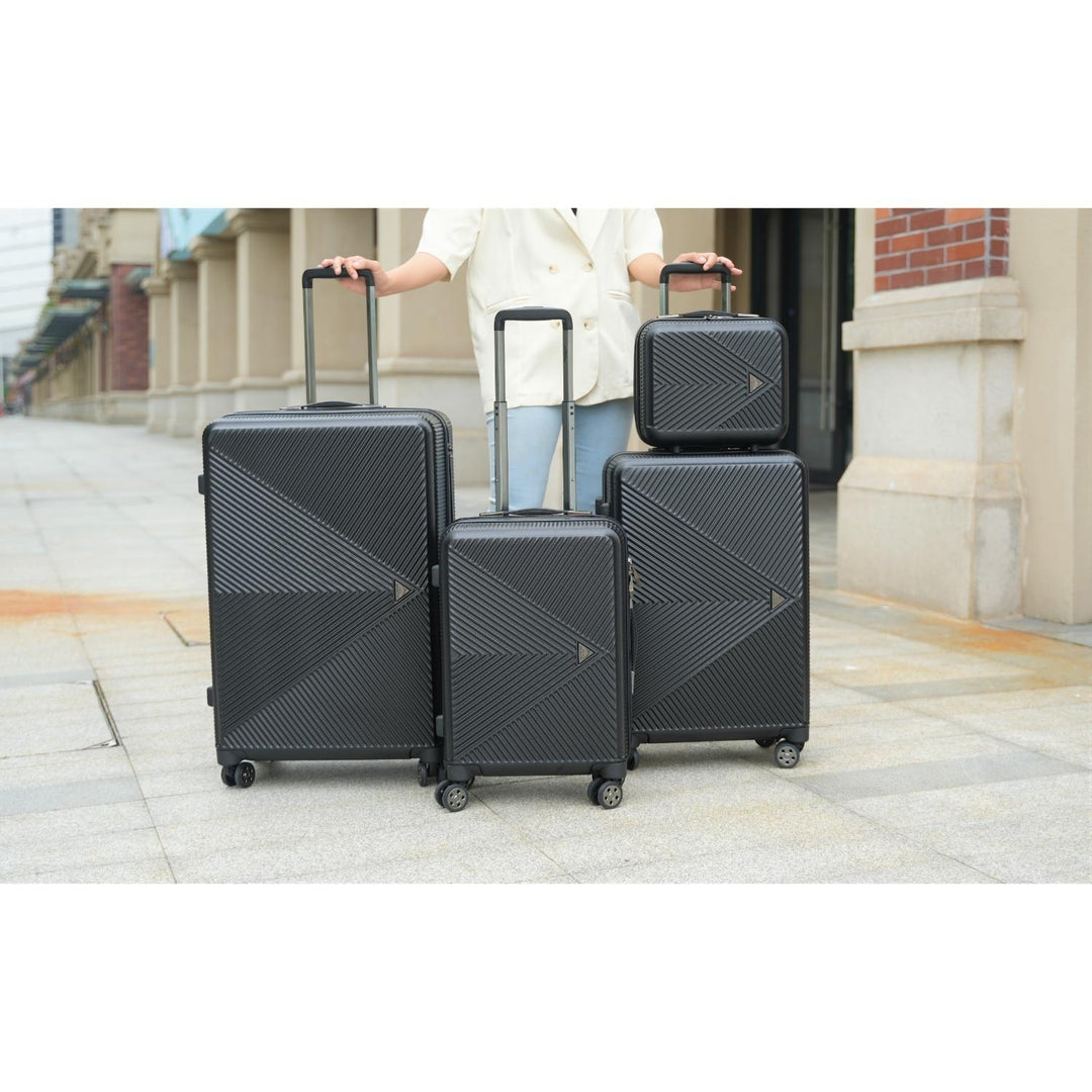 MKF Collection Multi-Compartment Felicity Luggage Set- 4-piece set by Mia K Image 1