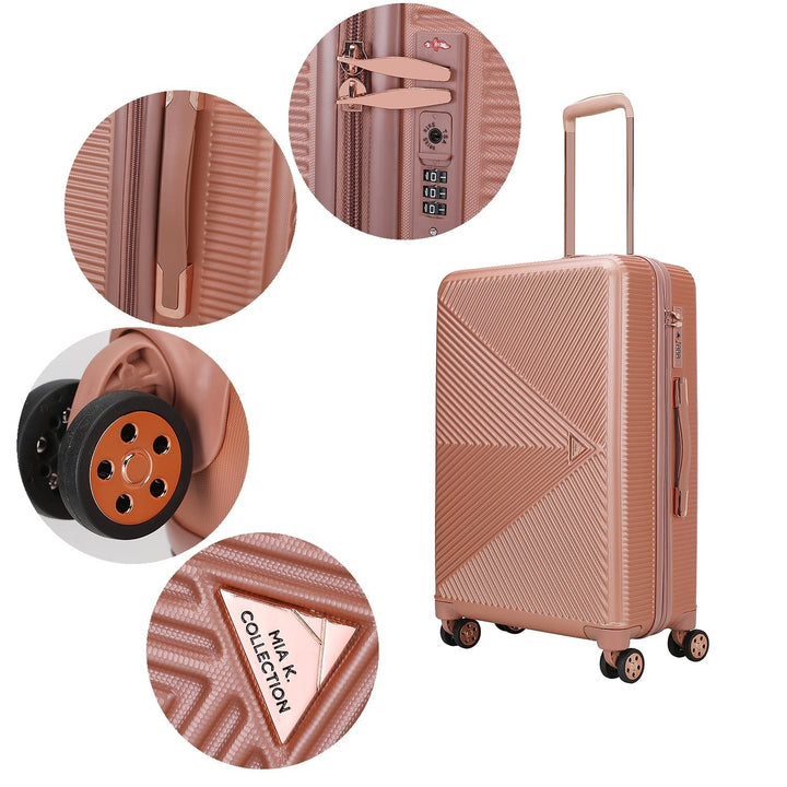 MKF Collection Felicity Luggage Set- 4-piece set by Mia K Image 6