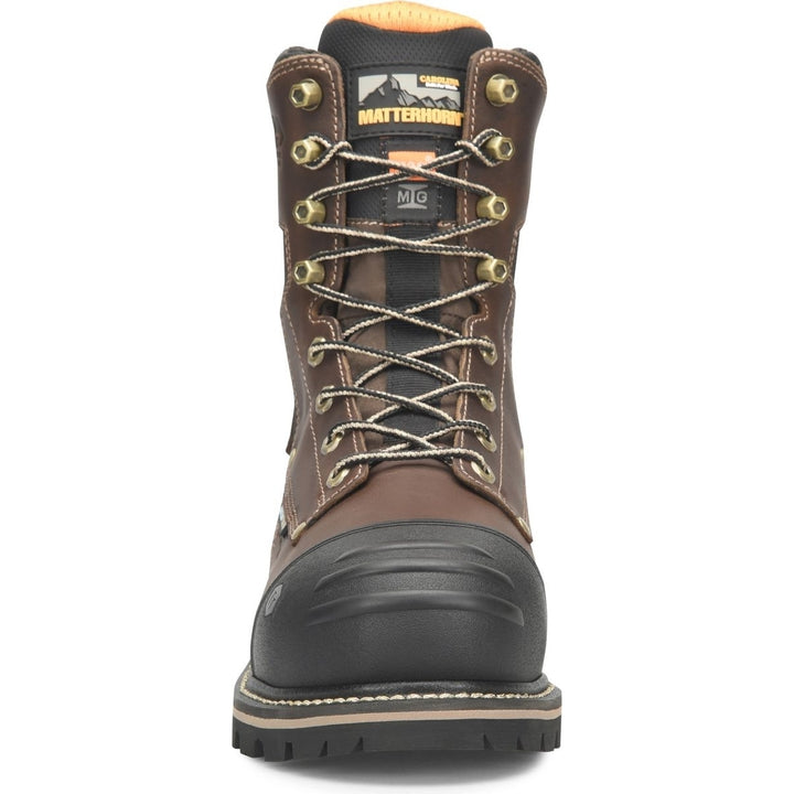 Matterhorn Mens 8" I-Beam Composite Toe Internal Metatarsal Guard Waterproof Work Boot Dark Brown - MT2548 DARK BROWN Image 4