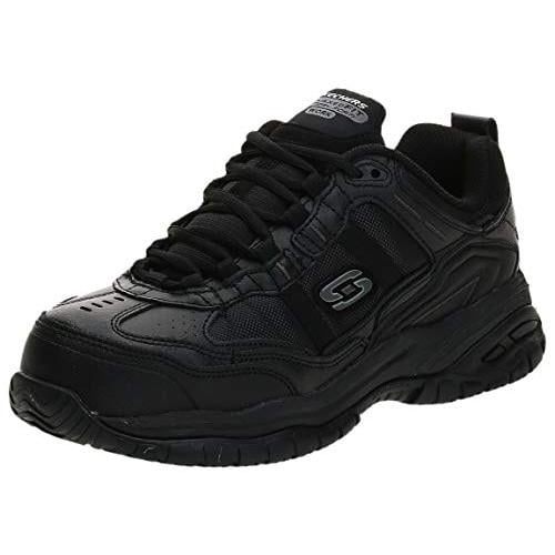 SKECHERS WORK Mens Work Relaxed Fit: Soft Stride Grinnel Composite Toe Work Shoe Black - 77013-BLK BLACK Image 4