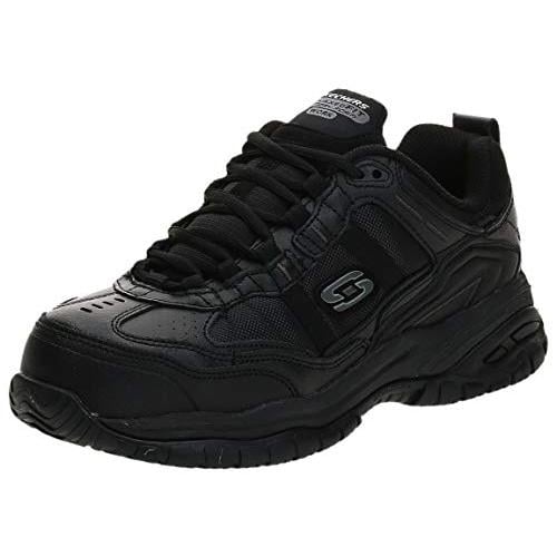 SKECHERS WORK Mens Work Relaxed Fit: Soft Stride Grinnel Composite Toe Work Shoe Black - 77013-BLK BLACK Image 1