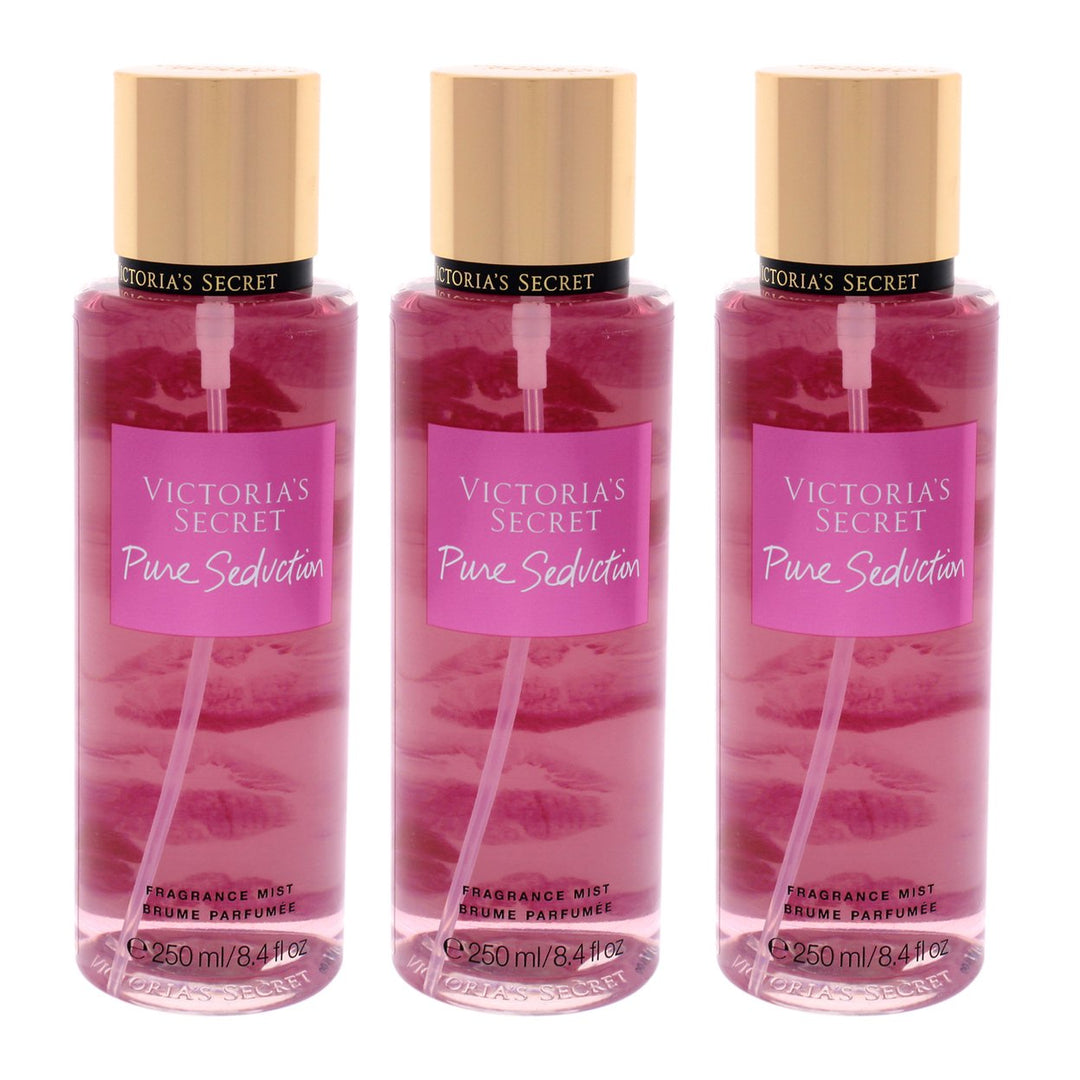 Victorias Secret Pure Seduction - Pack of 3 Fragrance Mist 8.4 oz Image 1