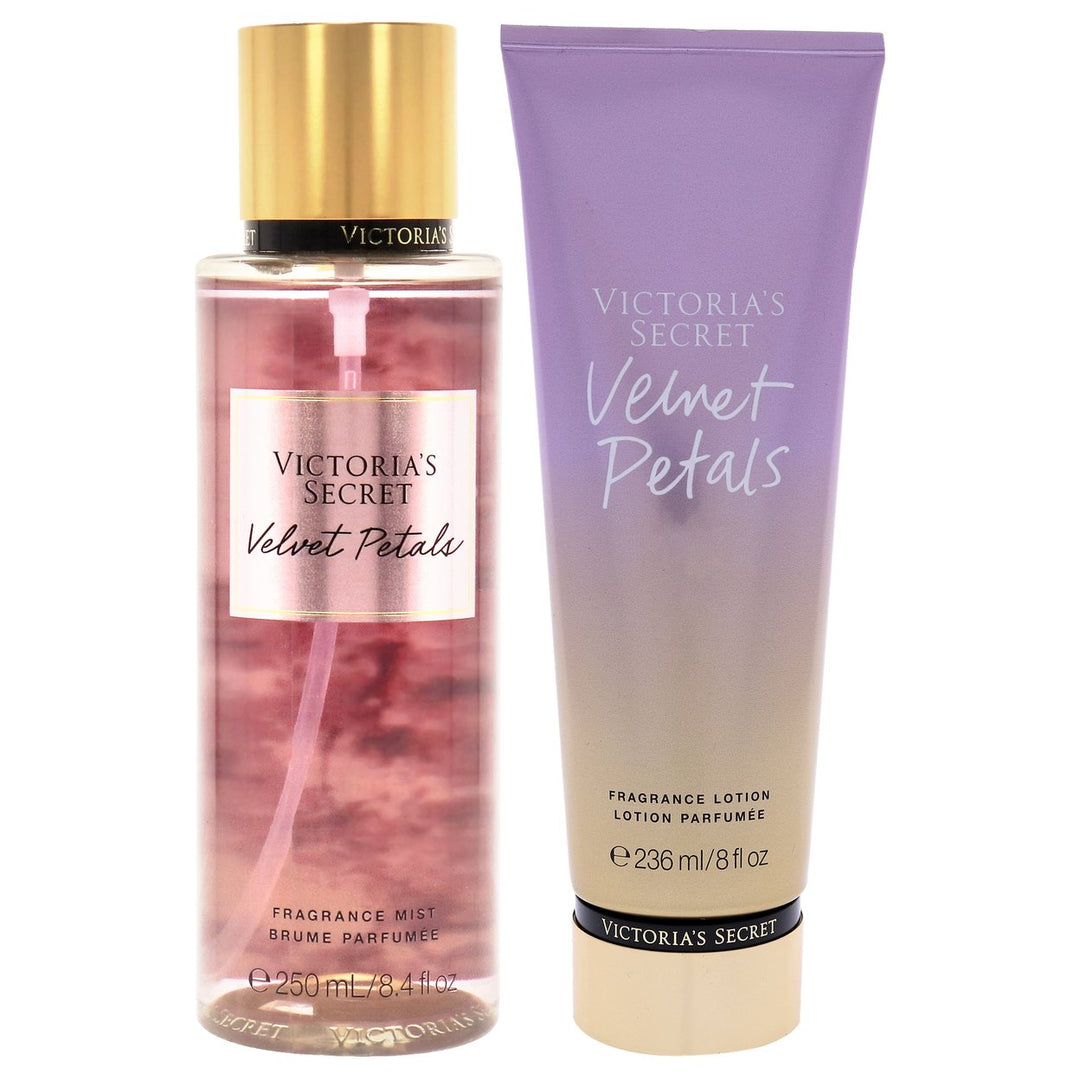 Victorias Secret Velvet Petals Kit 8.4 oz Fragrance Mist8 oz Body Lotion 2 Pc Kit Image 1