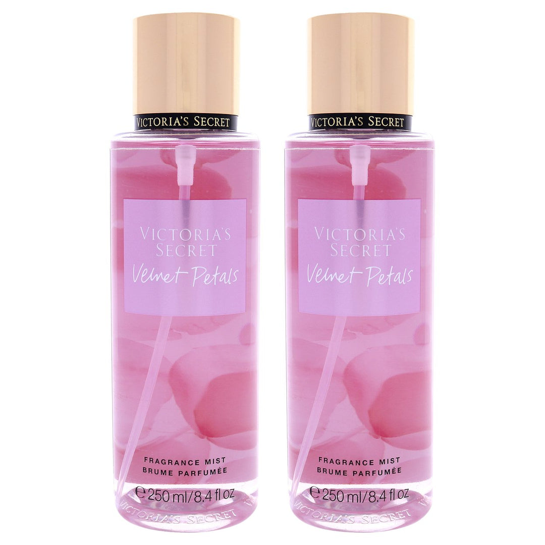 Victorias Secret Velvet Petals - Pack of 2 Fragrance Mist 8.4 oz Image 1