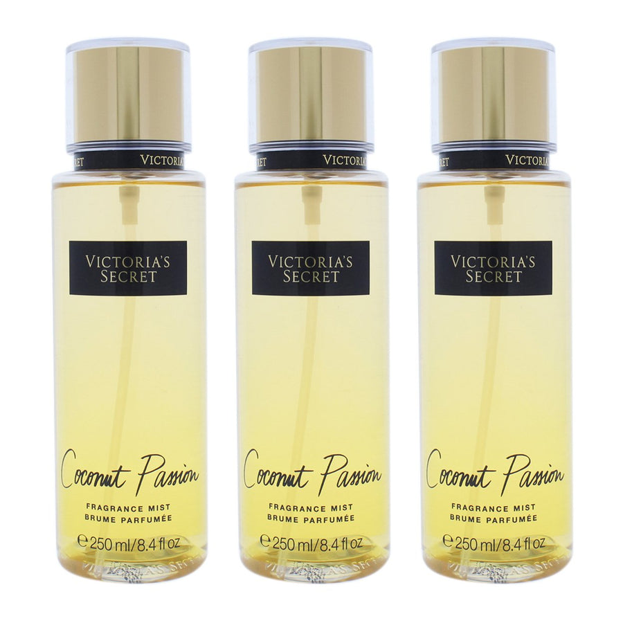 Victorias Secret Coconut Passion - Pack of 3 Fragrance Mist 8.4 oz Image 1