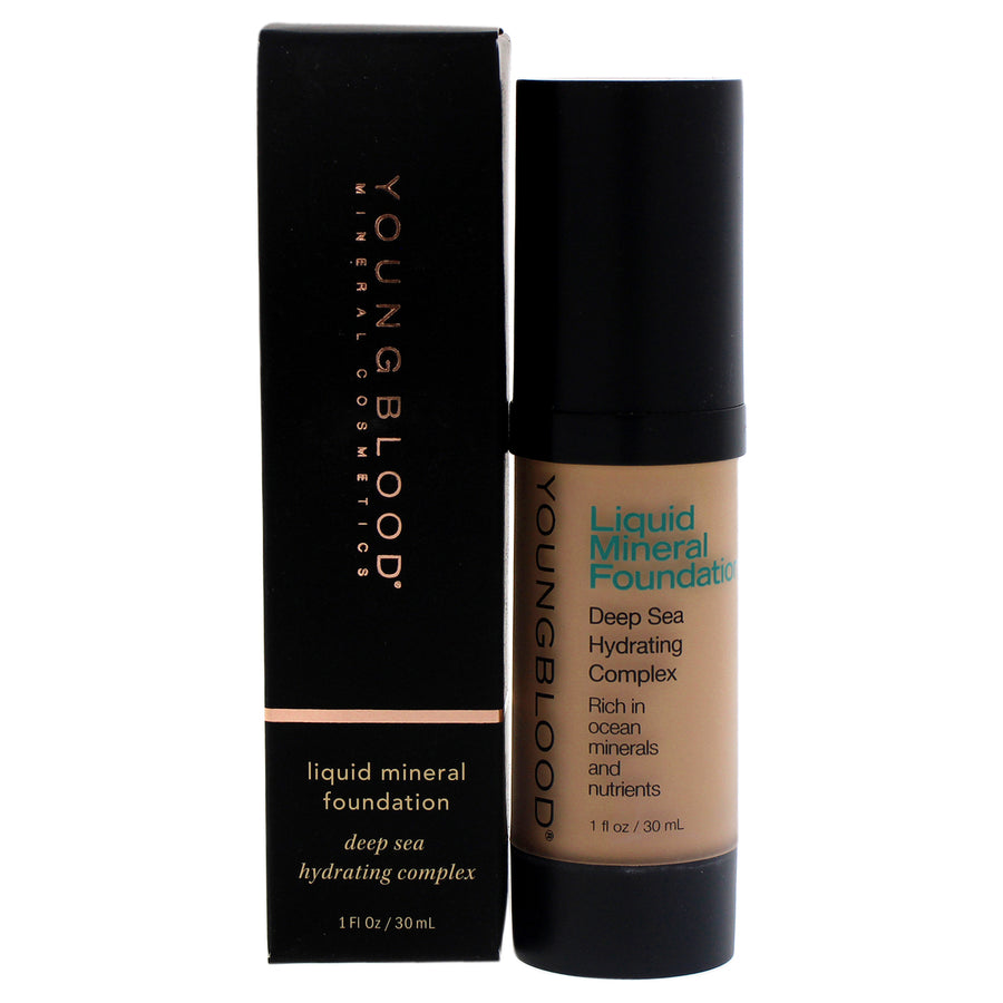 Youngblood Liquid Mineral Foundation - Pebble 1 oz Image 1