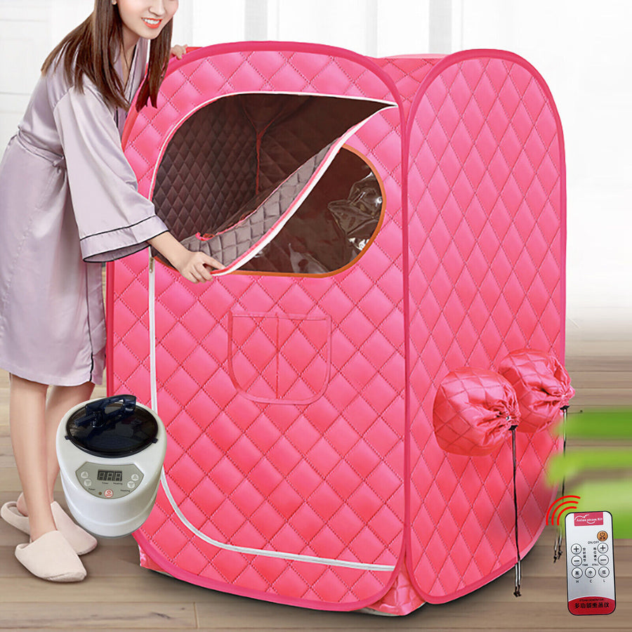 2L Portable Home Steam Sauna Spa Tent Full Body Slim Loss Weight Detox Therapy Image 1