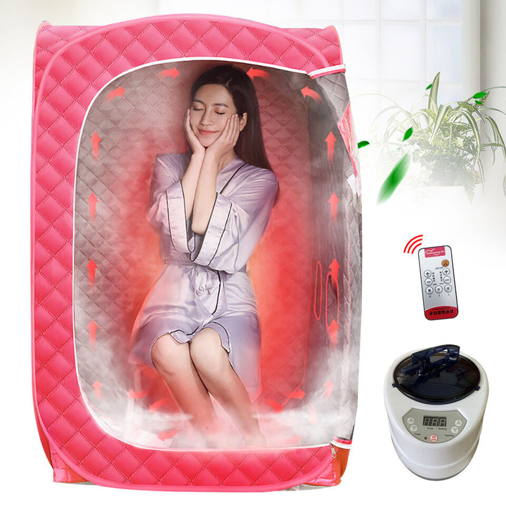 2L Portable Home Steam Sauna Spa Tent Full Body Slim Loss Weight Detox Therapy Image 3