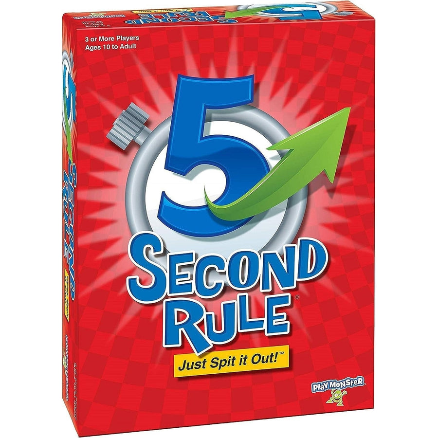 5 Second Rule Party Game Timed Fast Paced Family Friendly Fun PlayMonster Image 1