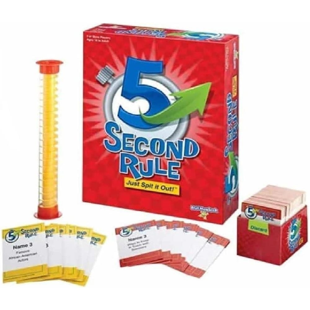 5 Second Rule Party Game Timed Fast Paced Family Friendly Fun PlayMonster Image 2