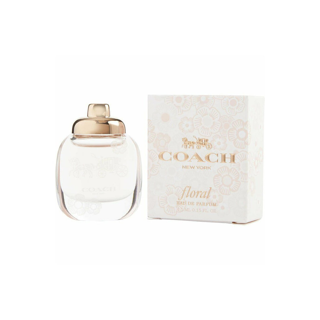 Coach Floral EDP 0.15 oz Mini Spray for Women Citrus Rose Jasmine Gardenia Image 1